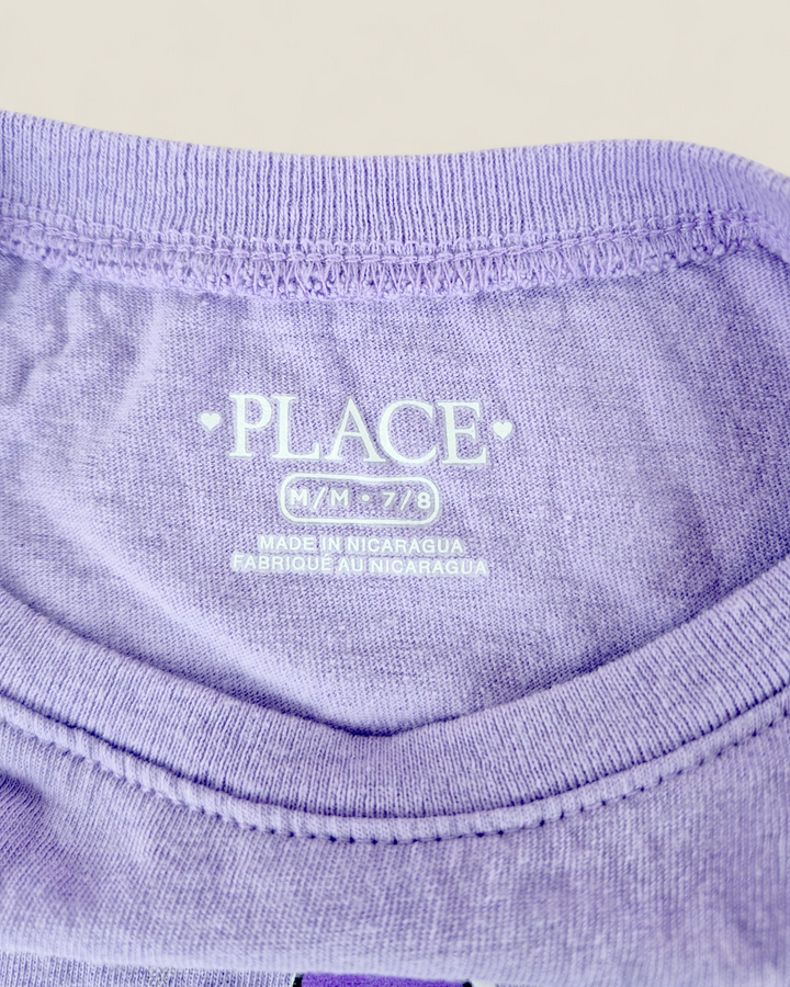 Pre-Loved Children's Place Purple Halloween Top Girls 7-8Y | Betty’s Marketplace