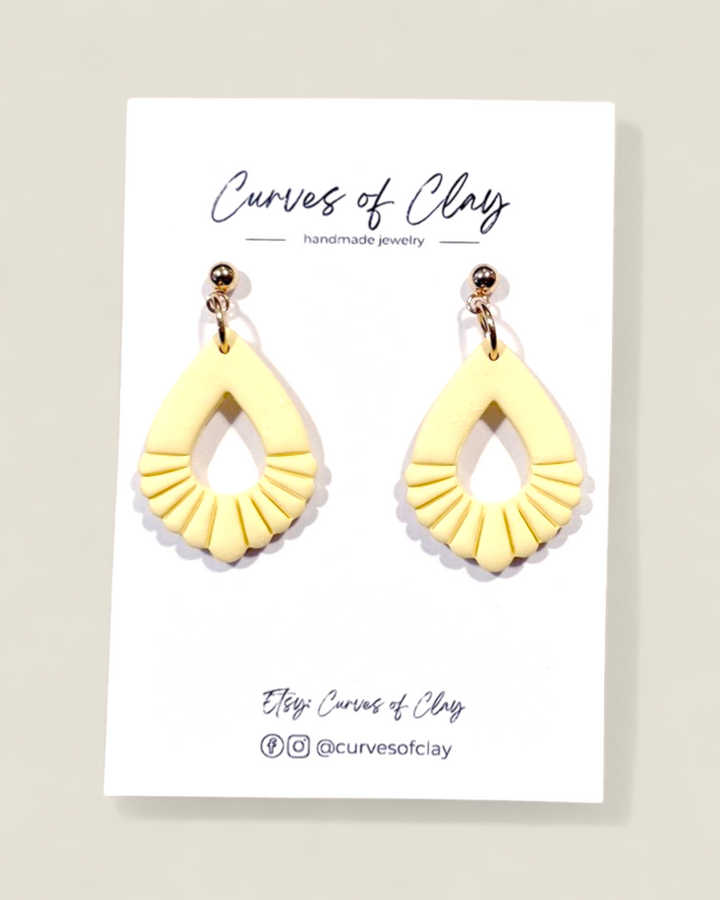 Curves of Clay, Everyday Dangle Earrings
