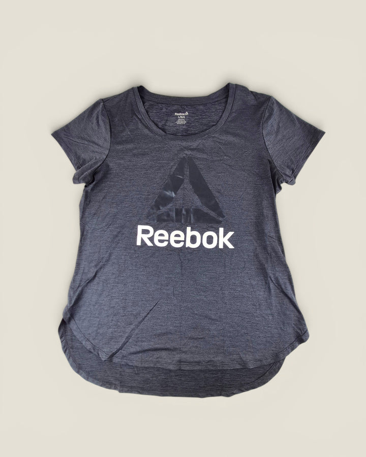 Pre-Loved Reebok Charcoal Athletic Tee Ladies Large | Betty’s Marketplace