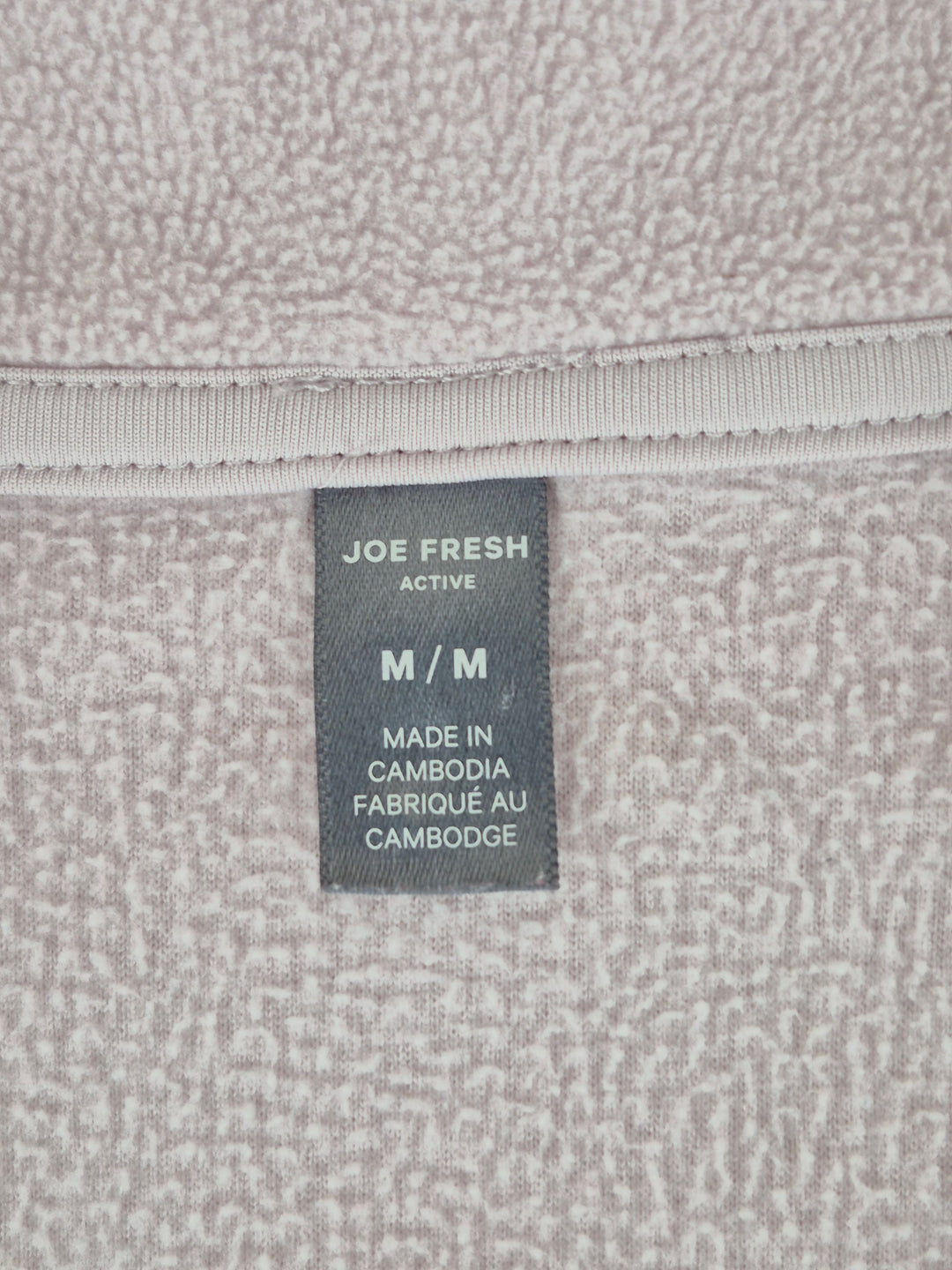 Pre-Loved Joe Fresh Active Purple Fleece Sweater Ladies Medium | Betty’s Marketplace