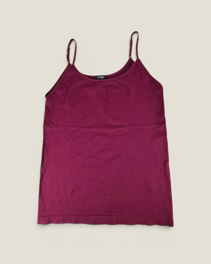 Pre-Loved George Maroon Tank Top Ladies XL | Betty’s Marketplace