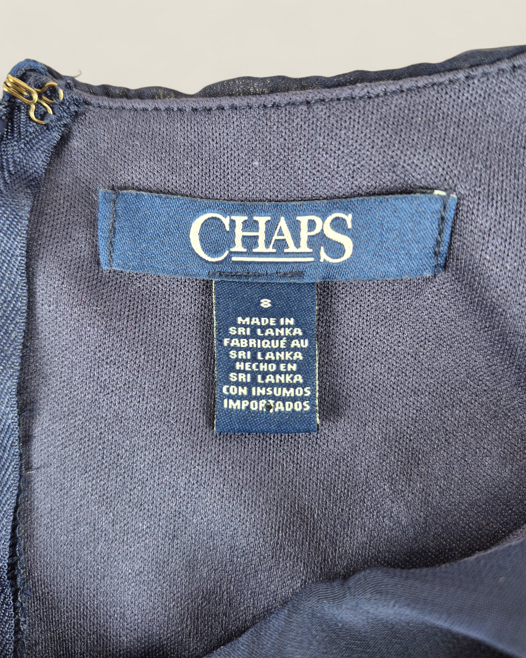 Pre-Loved Chaps Navy Dress Ladies Size 8 | Betty’s Marketplace
