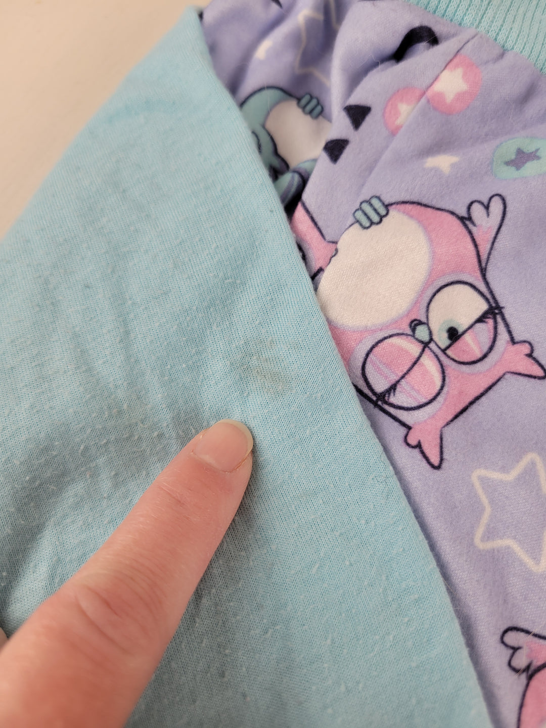 MONKEYBARS OWL PYJAMAS GIRLS 5-6Y PRE-LOVED