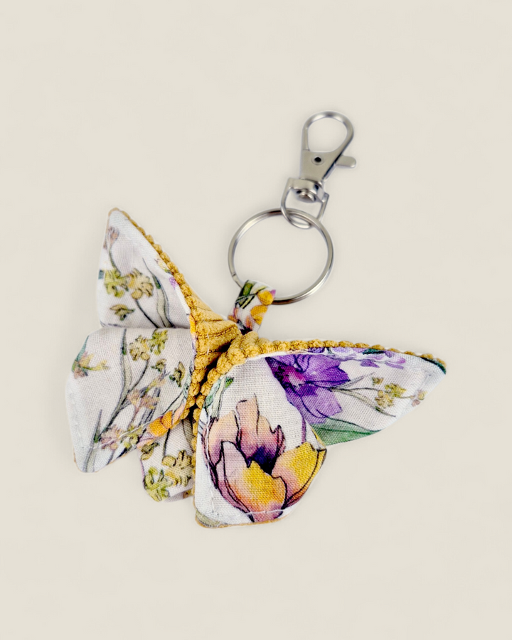 Izzyrai Handmade, Fabric Butterfly Keychains