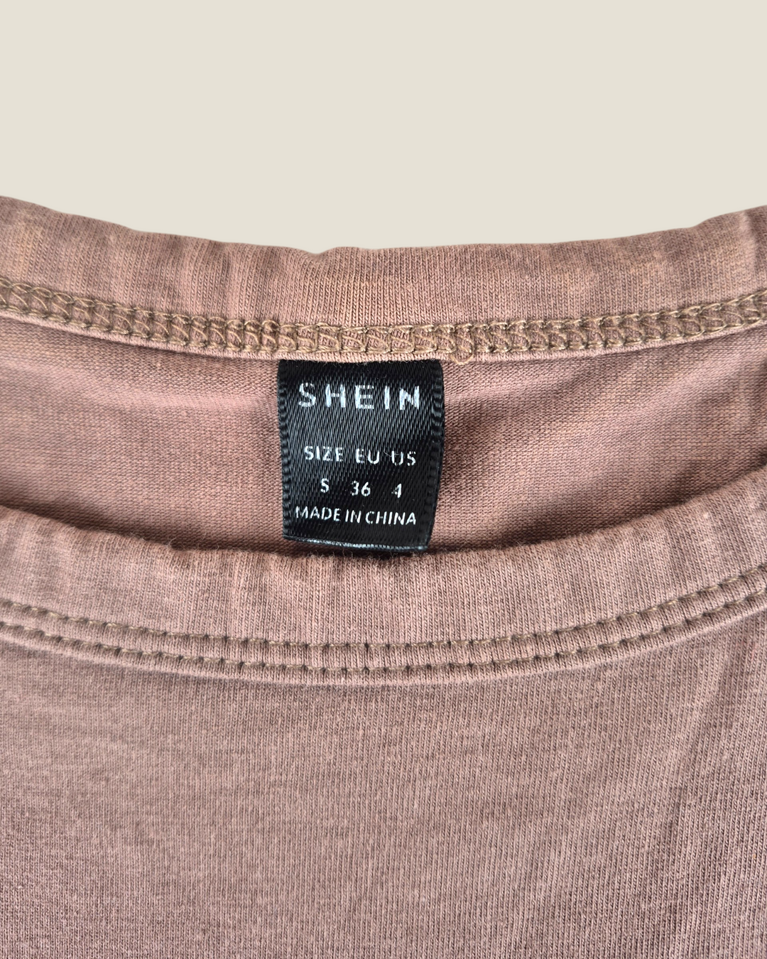 Pre-Loved Shein Brown Crop Top Ladies Small | Betty’s Marketplace