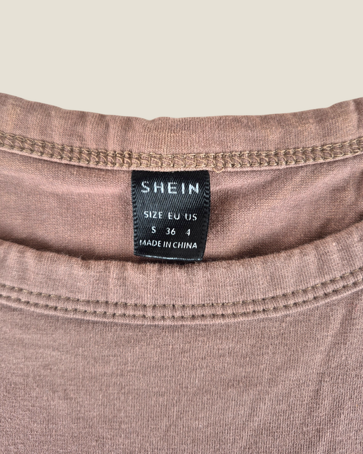 Pre-Loved Shein Brown Crop Top Ladies Small | Betty’s Marketplace
