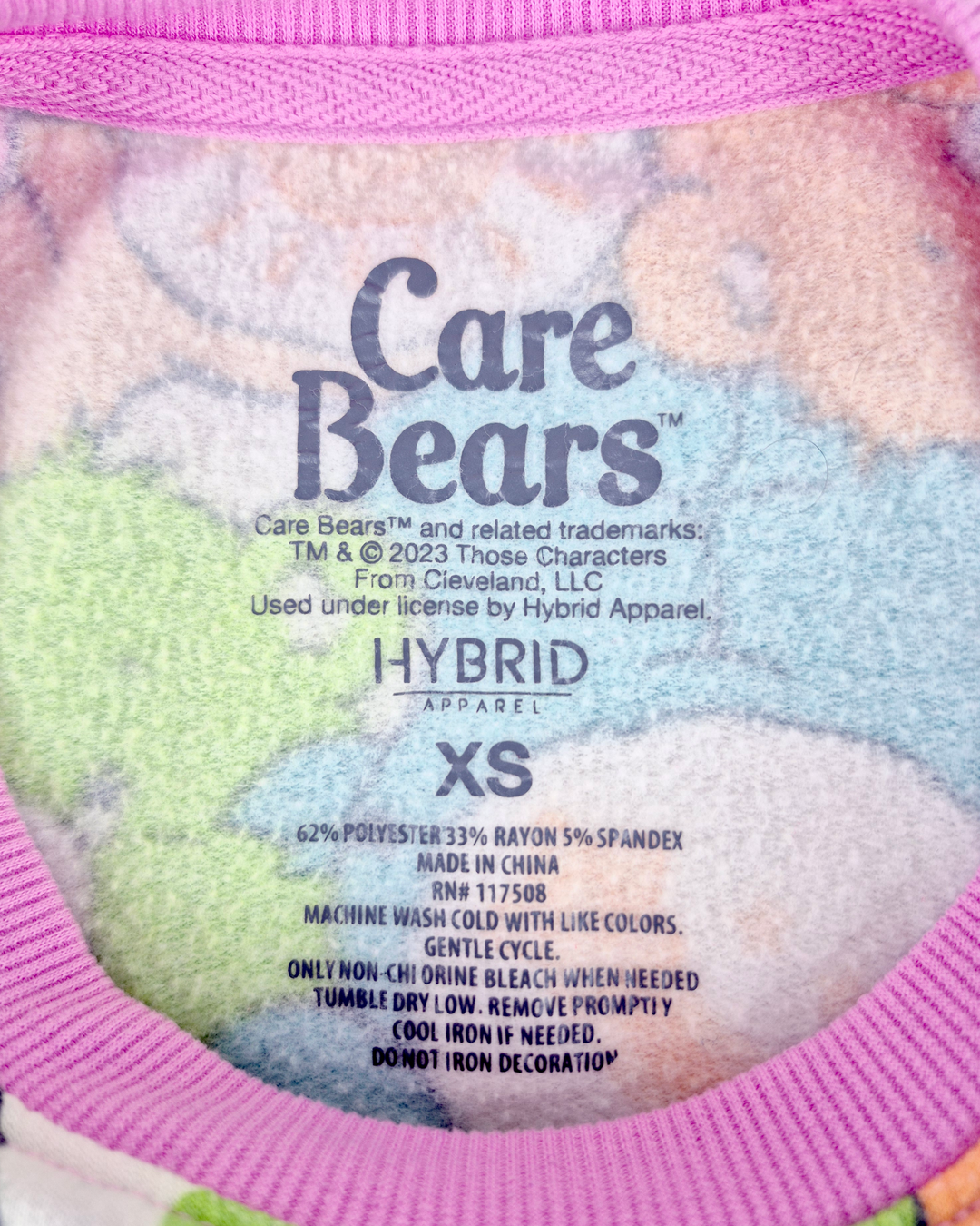 Pre-Loved Care Bears Sweater Ladies XS | Betty’s Marketplace