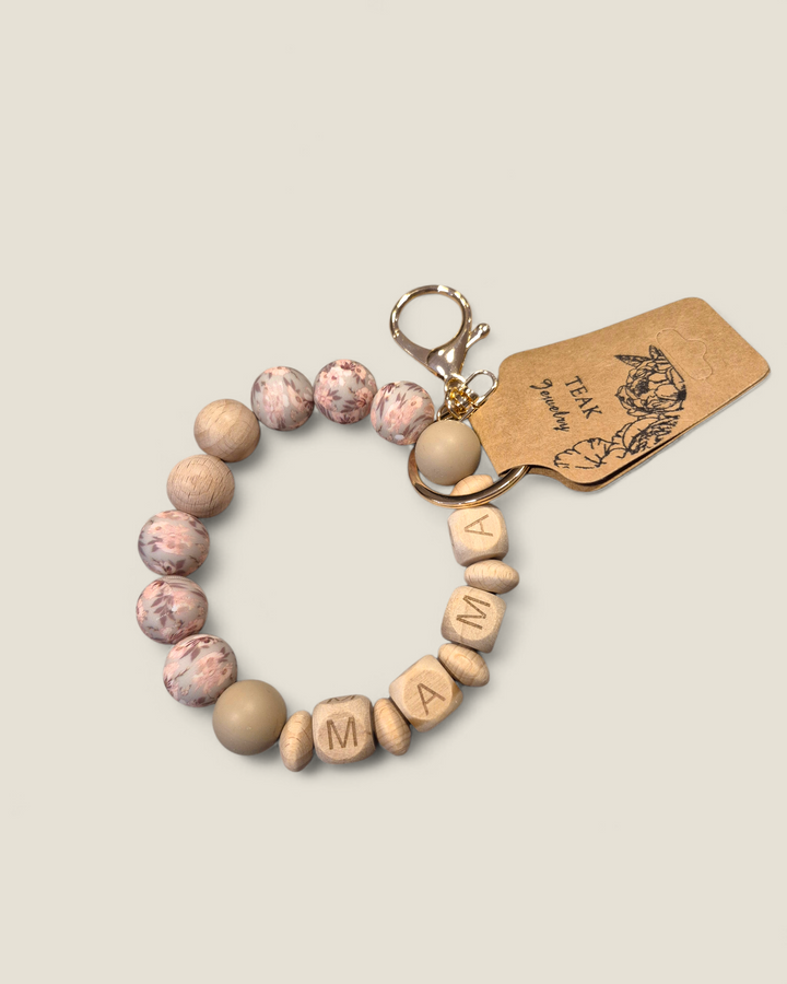 Teak Jewelry, Silicone Beaded Wristlets