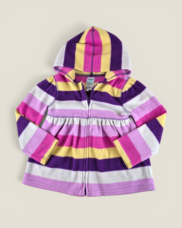 Pre-Loved Old Navy Striped Fleece Sweater Girls 5Y | Betty’s Marketplace