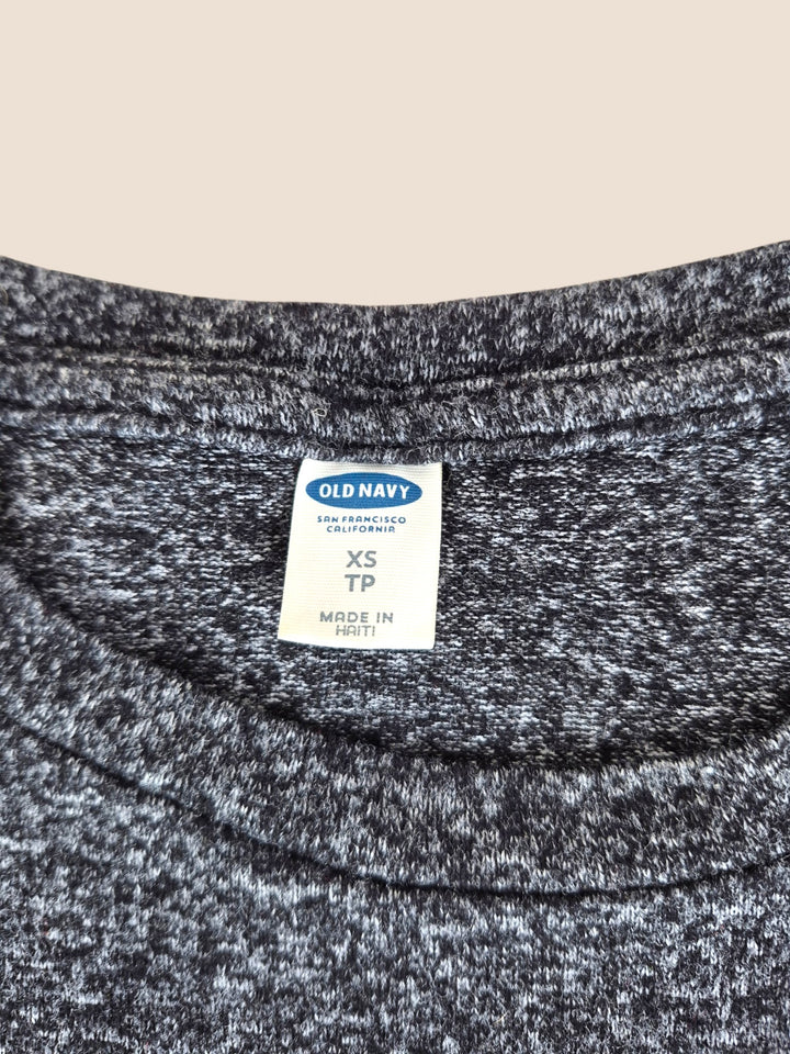 Pre-Loved Old Navy Charcoal Long Sleeve Top Ladies XS | Betty’s Marketplace