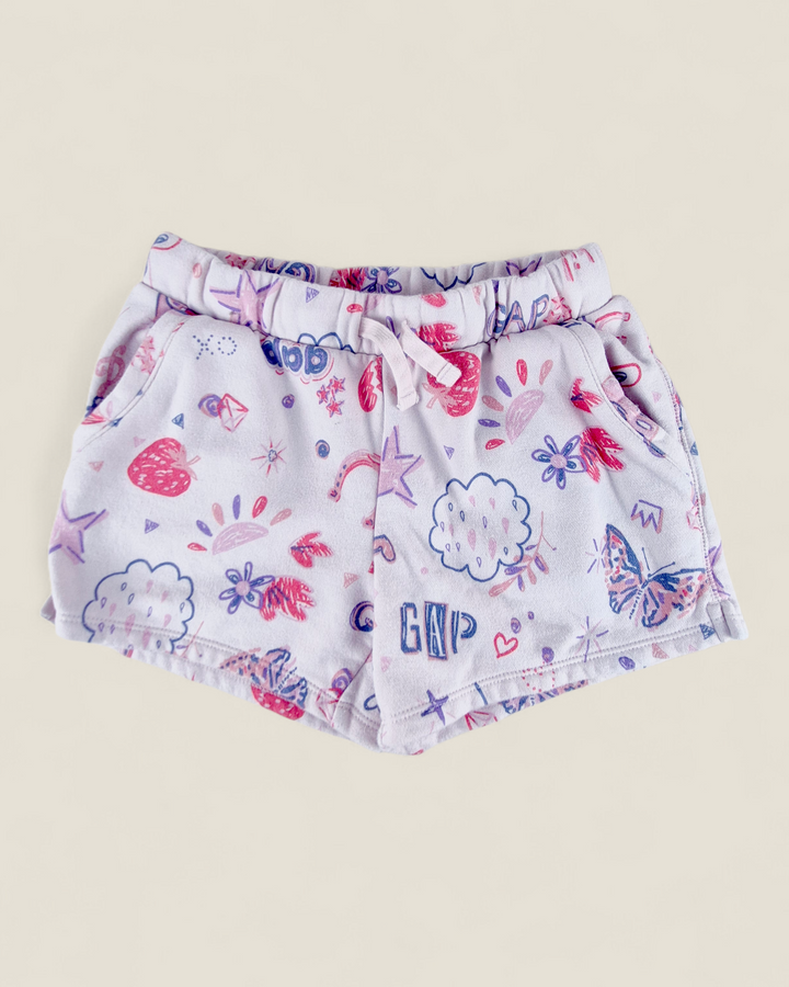 Pre-Loved Pink Gap Doodle Shorts 8Y | Betty’s Marketplace