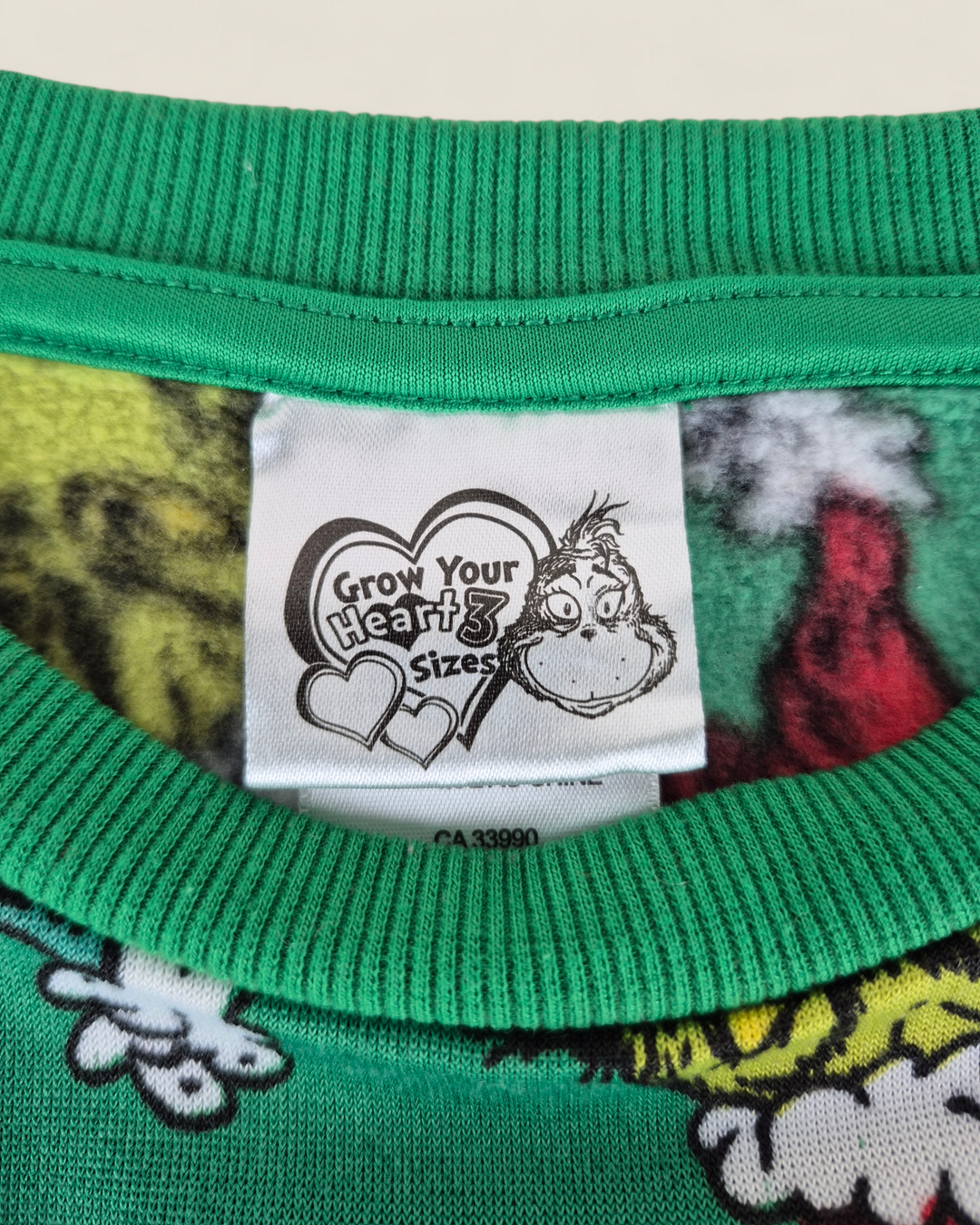 Pre-Loved Grinch Holiday Sweater Kids 10-12Y | Betty’s Marketplace