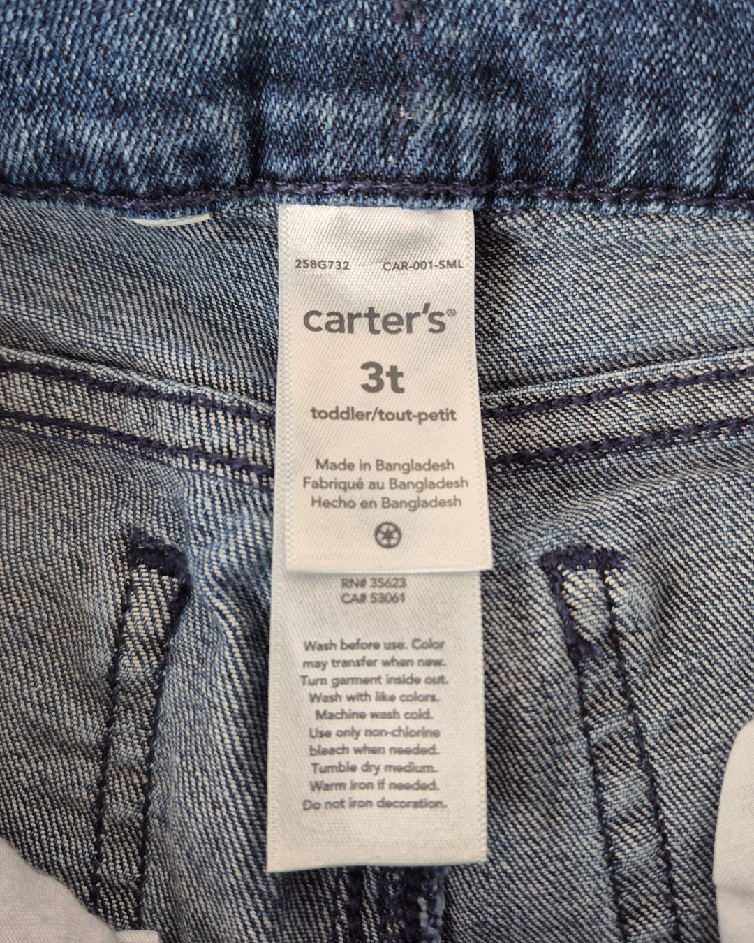Pre-Loved Carter's Jeans Girls 3Y | Betty’s Marketplace