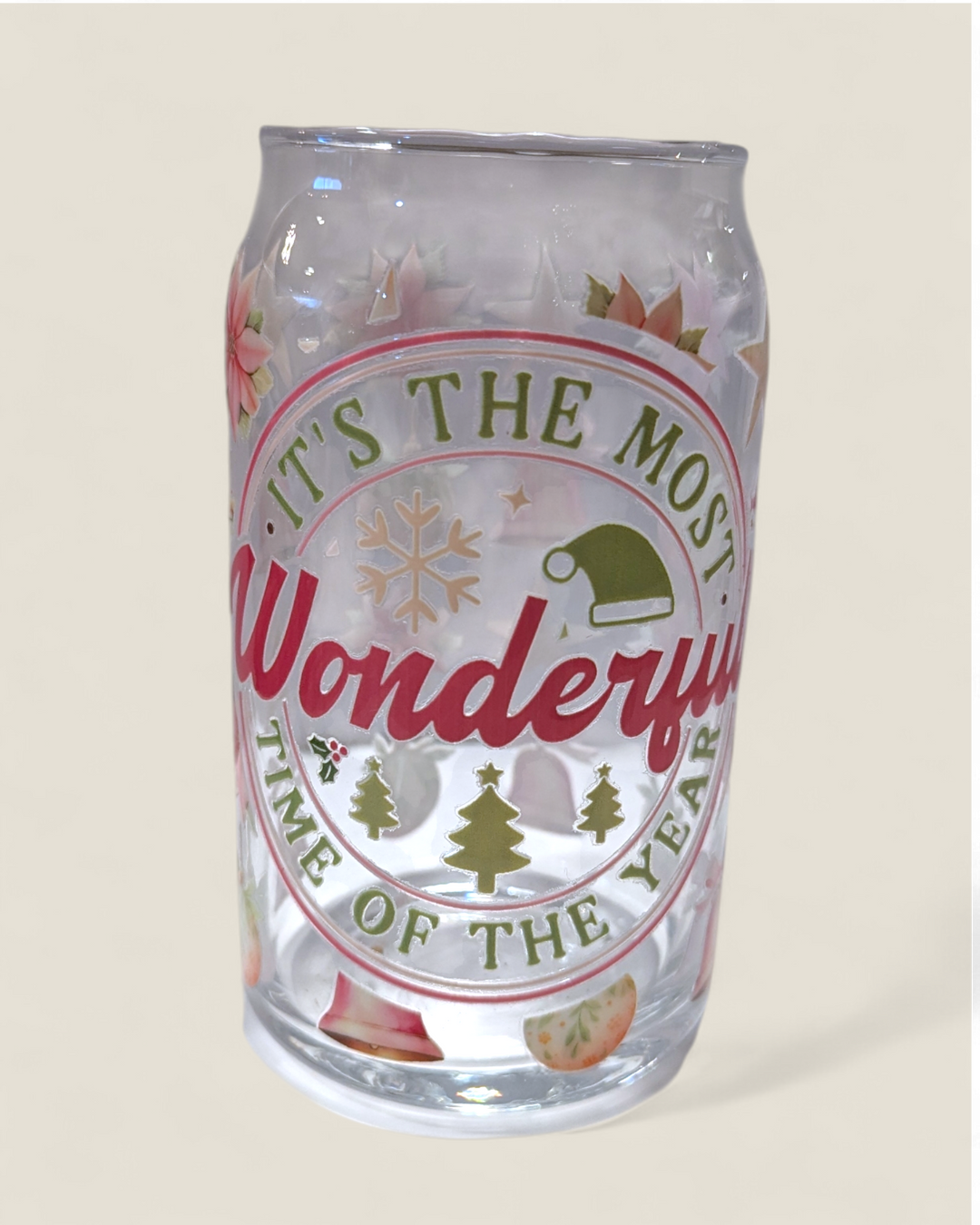 Liz's Custom Creations, Holiday Glass Drinkwear