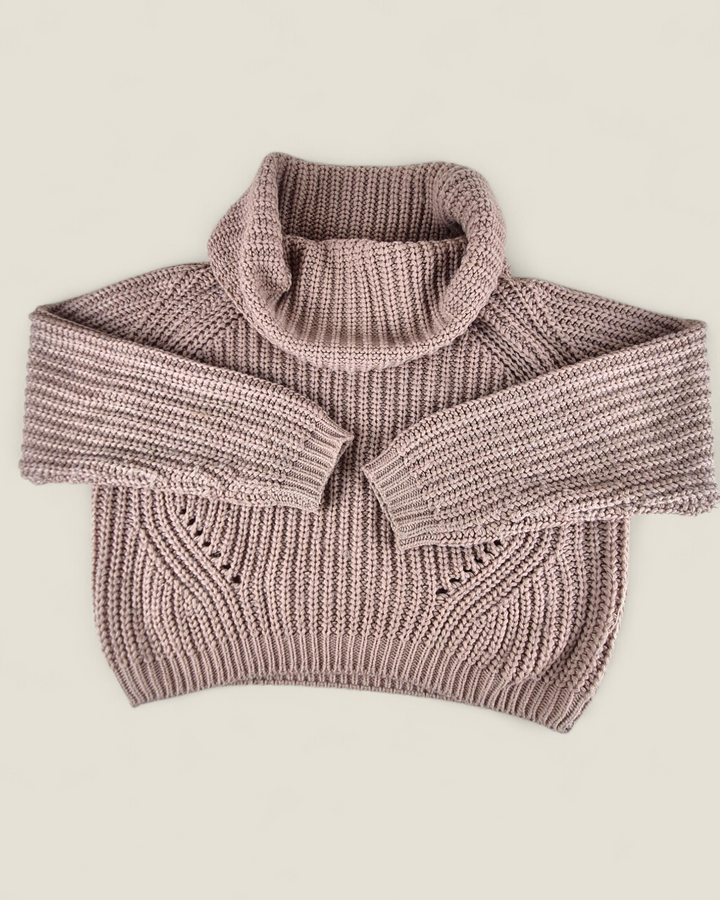 Pre-Loved Moon & Madison Cropped Cowl Neck Sweater Ladies XS | Betty’s Marketplace