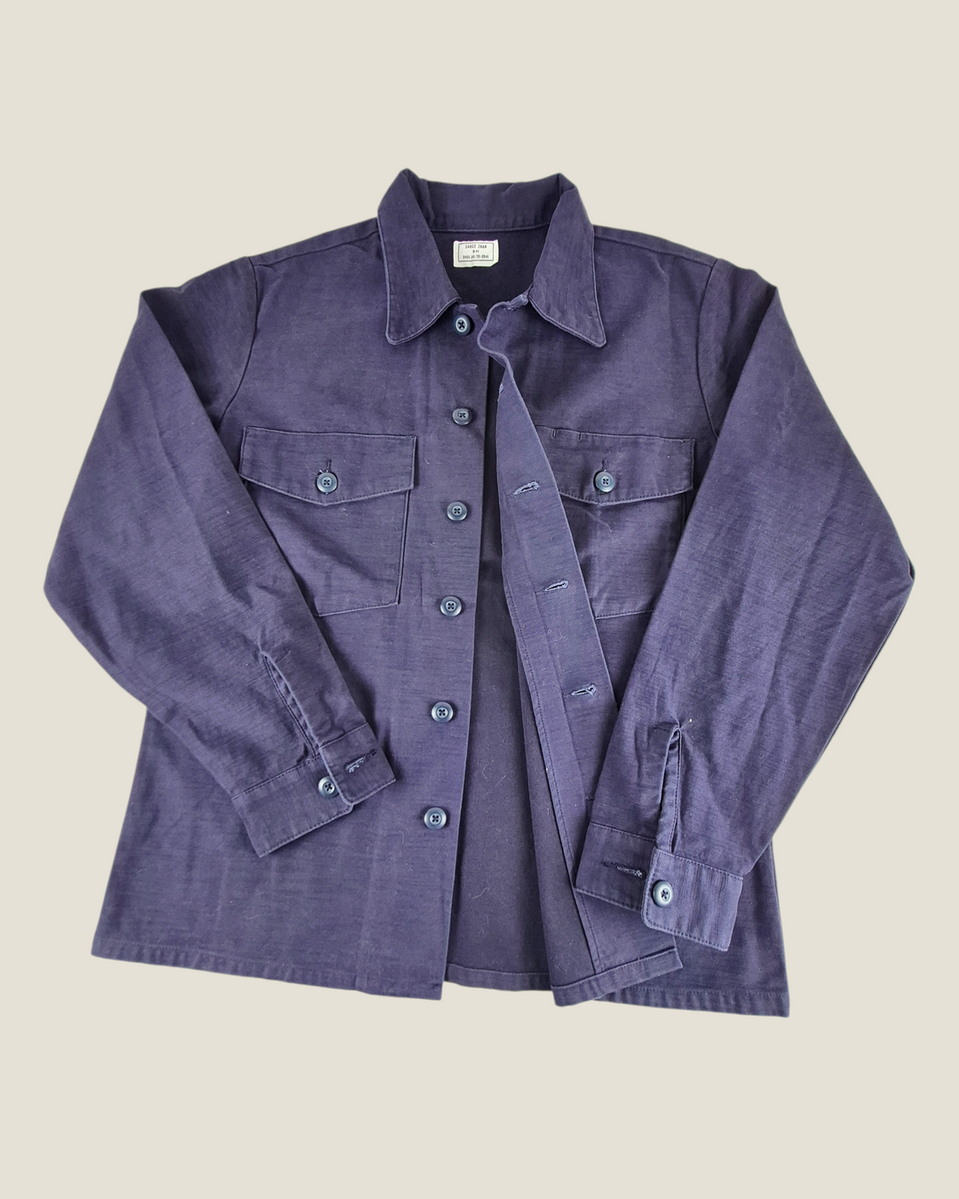 Pre-Loved Sauce Zhan Navy Shirt Men's Size 44 Large | Betty’s Marketplace