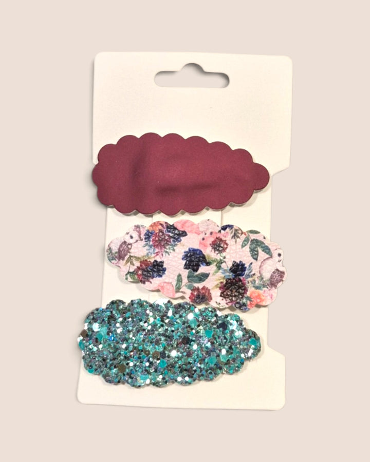 DLM Creations, 3 Pack Hair Clips