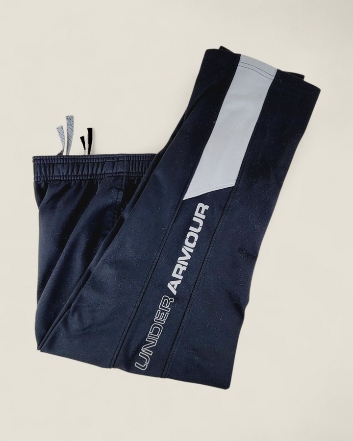 UNDER ARMOUR BLACK ATHLETIC PANTS YOUTH MEDIUM PRE-LOVED