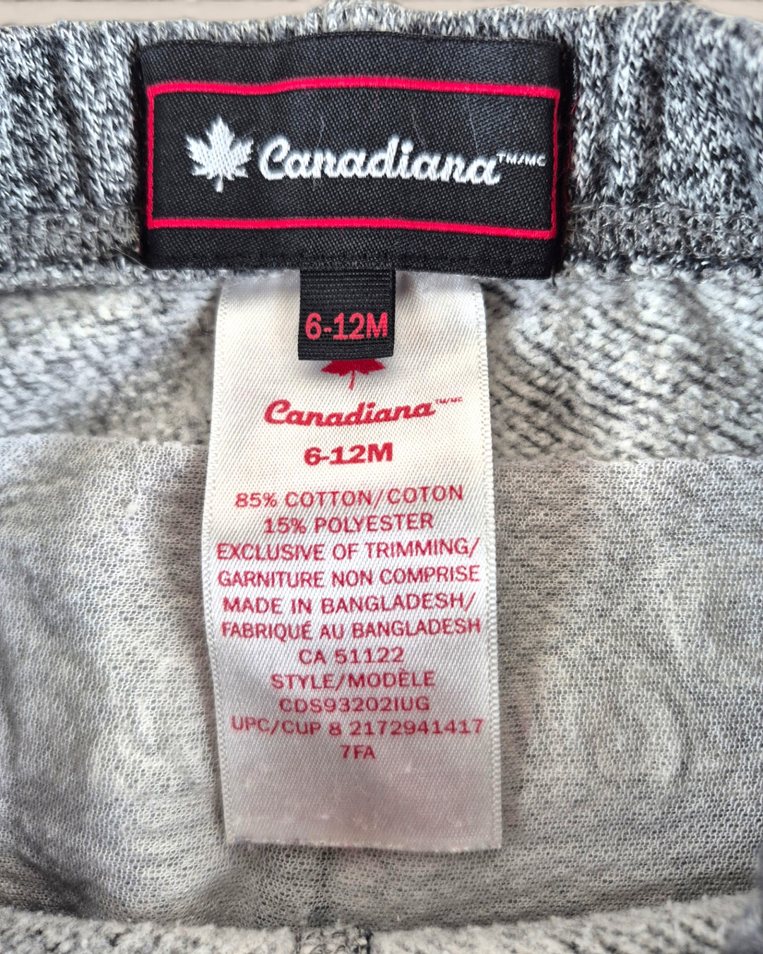 Pre-Loved Canadiana Track Pants 6-12M | Betty’s Marketplace