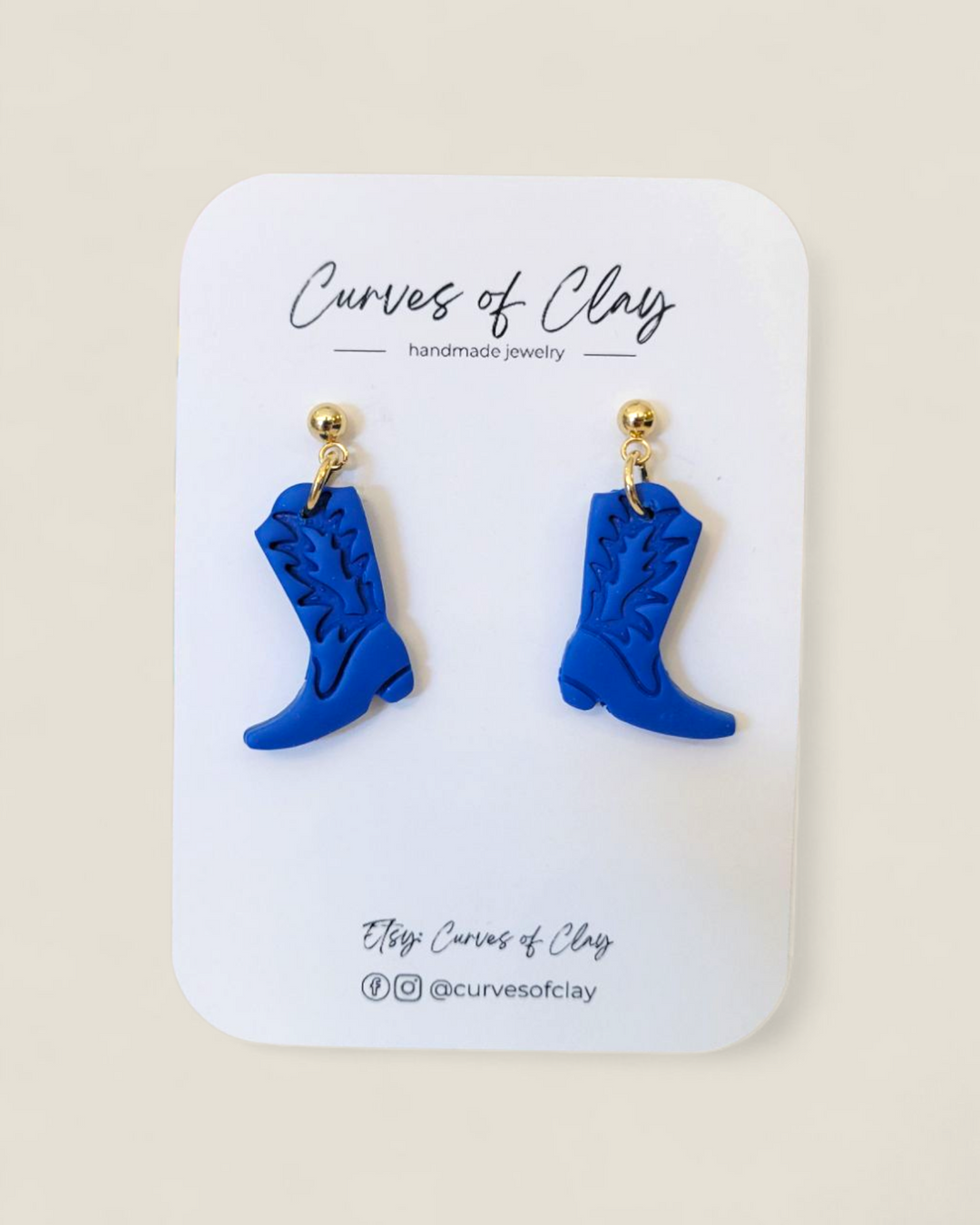 Curves of Clay, Everyday Dangle Earrings