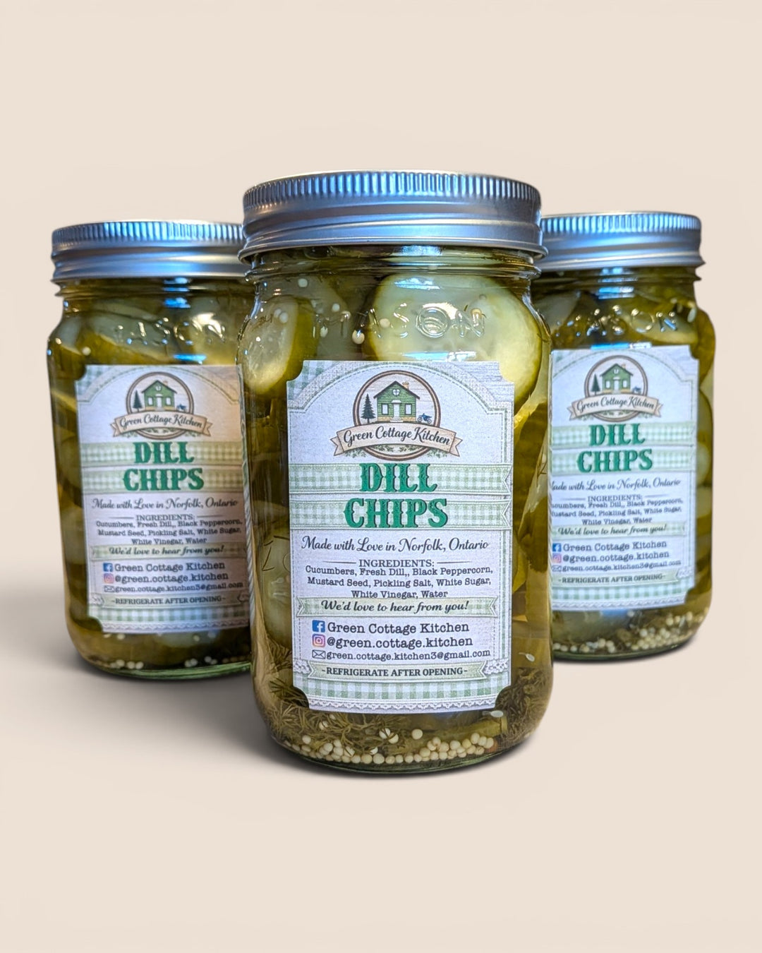 Green Cottage Kitchen, Dill Chips