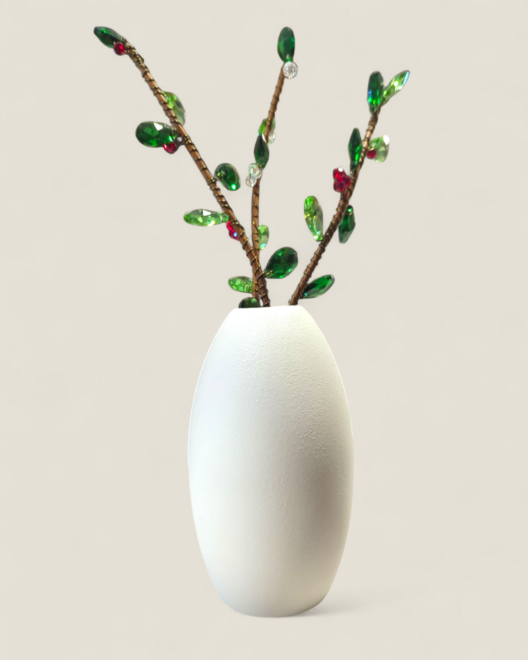 Kristi Scott Art, Christmas Stems in Vase