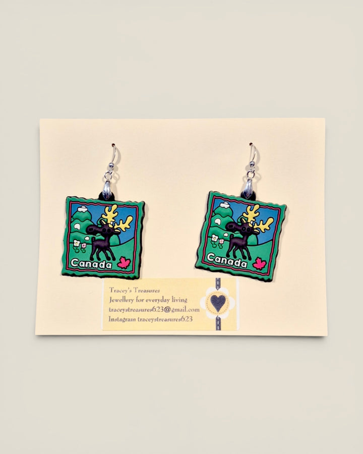 Tracey's Treasures, Canada Themed Earrings