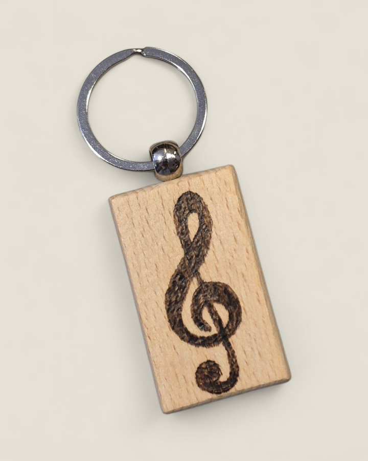 Marked In Wood, Wood Burnt Keychains