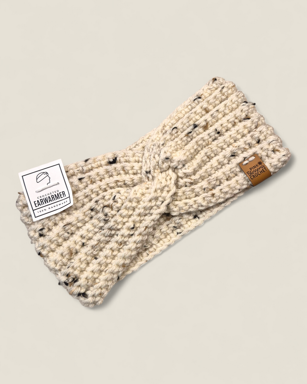 Pink Blossom Crochet Headbands