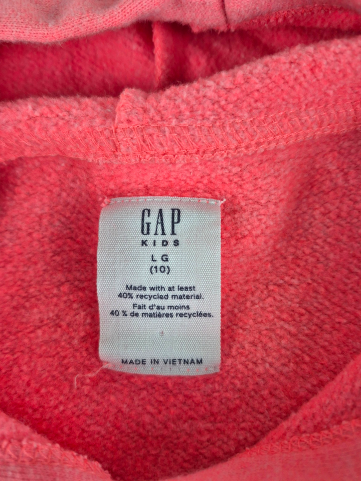 Pre-Loved Gap Pink Embroidered Hoodie Girls 10Y | Betty’s Marketplace