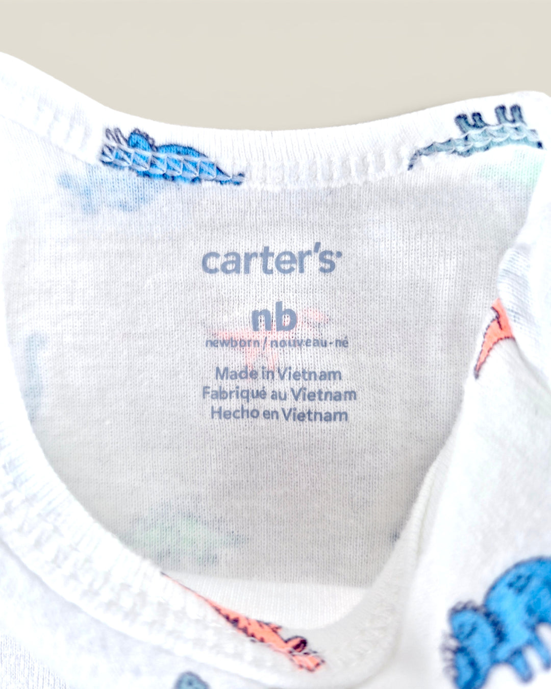 Pre-Loved Carter's Dinosaur Onesie Outfit NB | Betty’s Marketplace