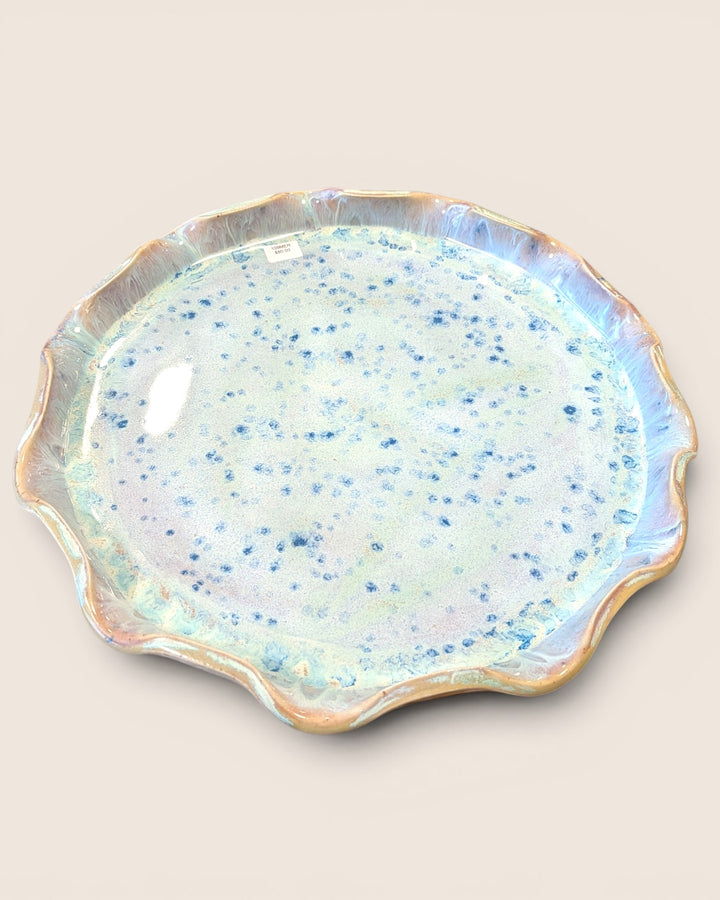Pottymouth Ceramics, Handmade Ceramic Scalloped Platters