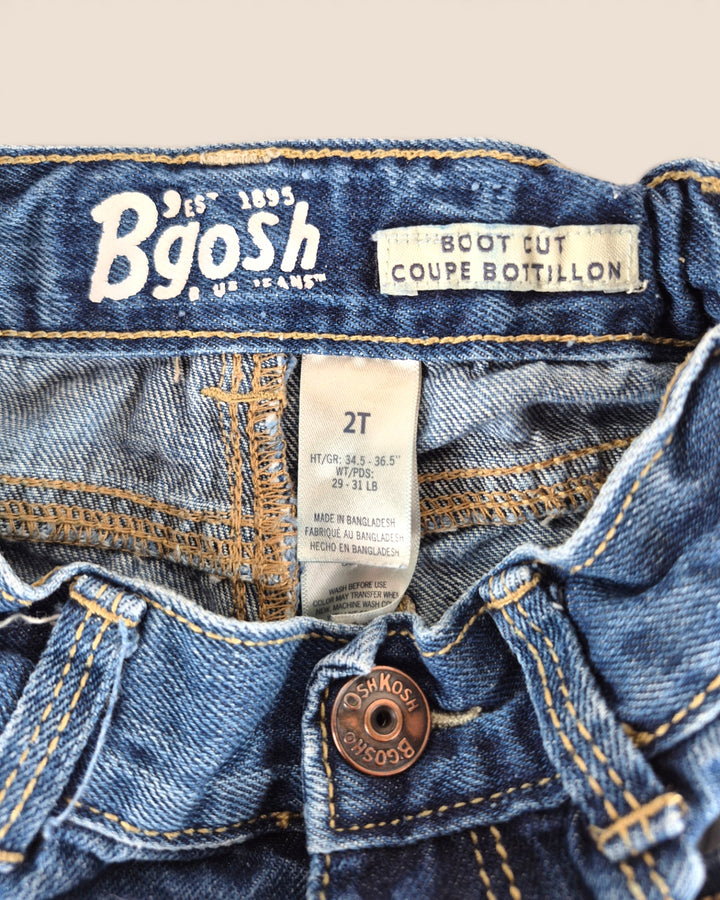 Pre-Loved Oshkosh Boot Cut Blue Jeans Girls 2Y | Betty’s Marketplace