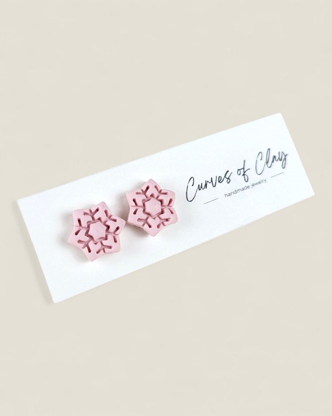 Curves of Clay, Holiday Stud Earrings
