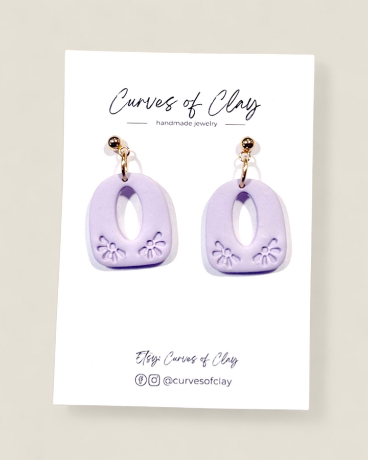 Curves of Clay, Everyday Dangle Earrings