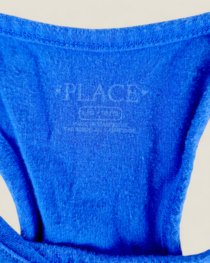 Pre-Loved Children's Place Blue Unicorn Tank Top Girls 10-12Y | Betty’s Marketplace