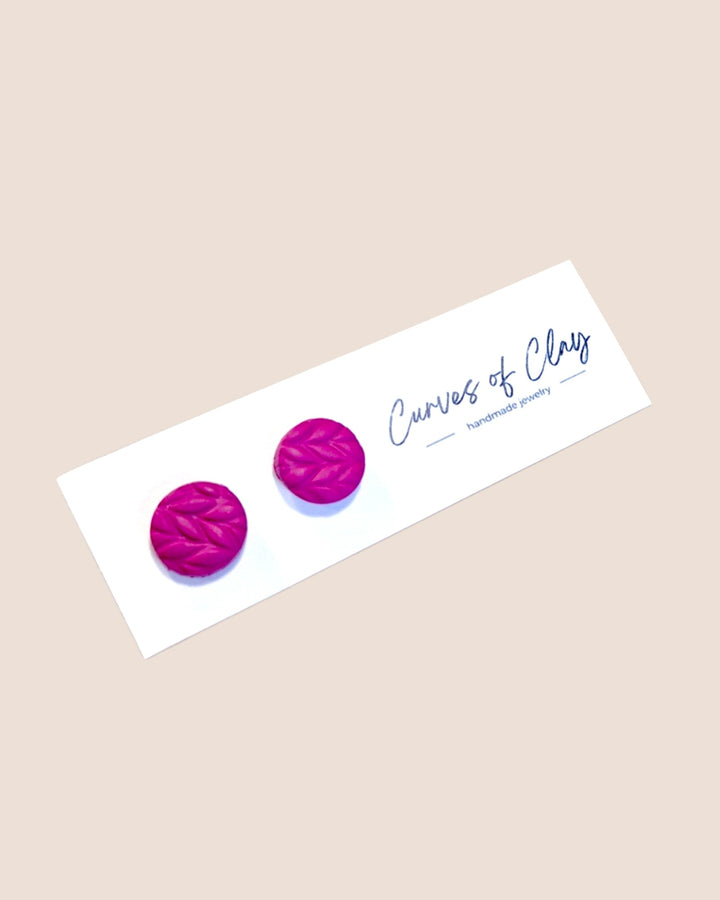 Curves of Clay, Everyday Stud Earrings