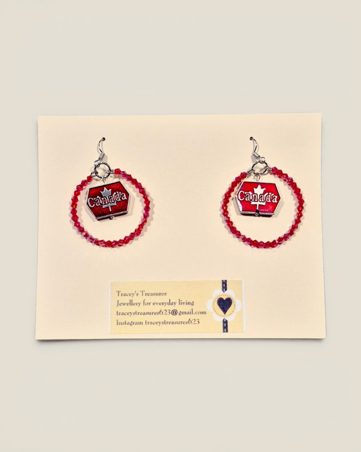 Tracey's Treasures, Canada Themed Earrings
