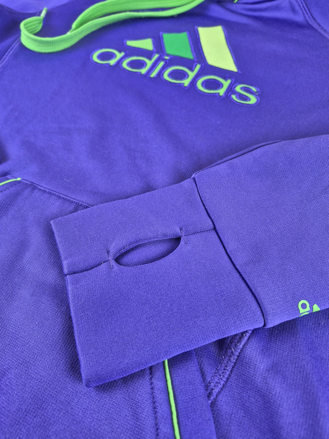 Pre-Loved Adidas Fleece Lined Purple Hoodie Ladies Small | Betty’s Marketplace