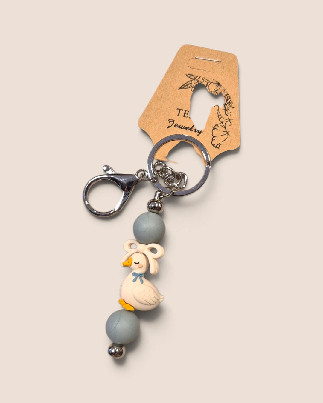 Teak Jewelry - Essential Oil Diffuser Keychains