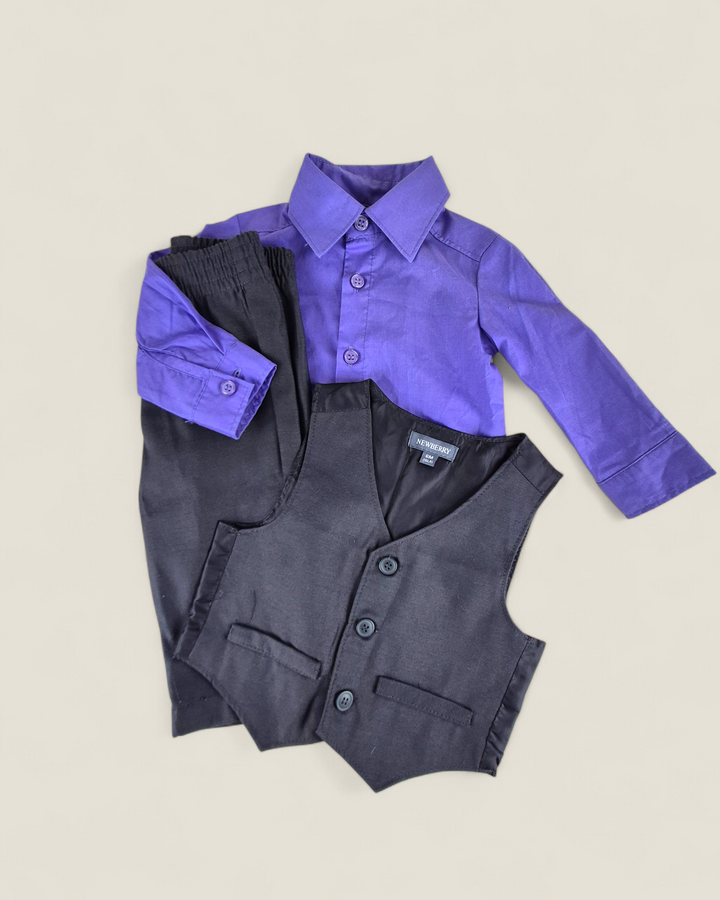 Pre-Loved Newberry 3 Piece Vest Set Boys 6M | Betty’s Marketplace