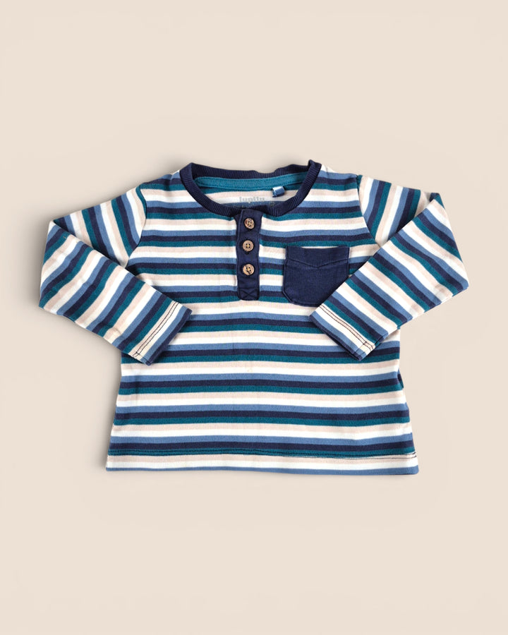 Pre-Loved Lupilu Striped Long Sleeve Top Boys 6-12M | Betty’s Marketplace