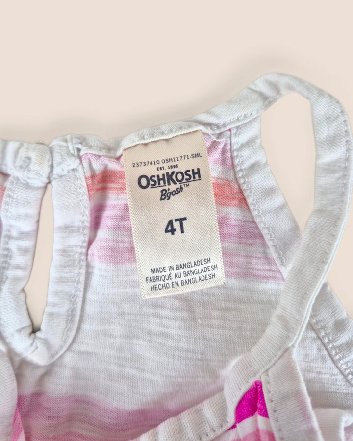 Pre-Loved Oshkosh Pink Striped Top Girls 4Y | Betty’s Marketplace