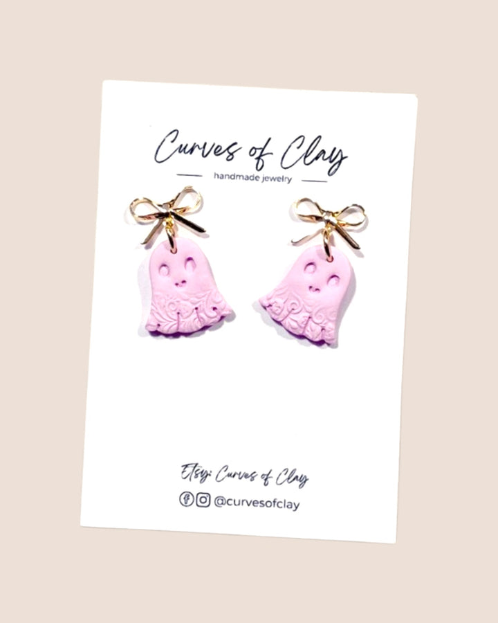 Curves of Clay, Autumn and Halloween Dangle Earrings
