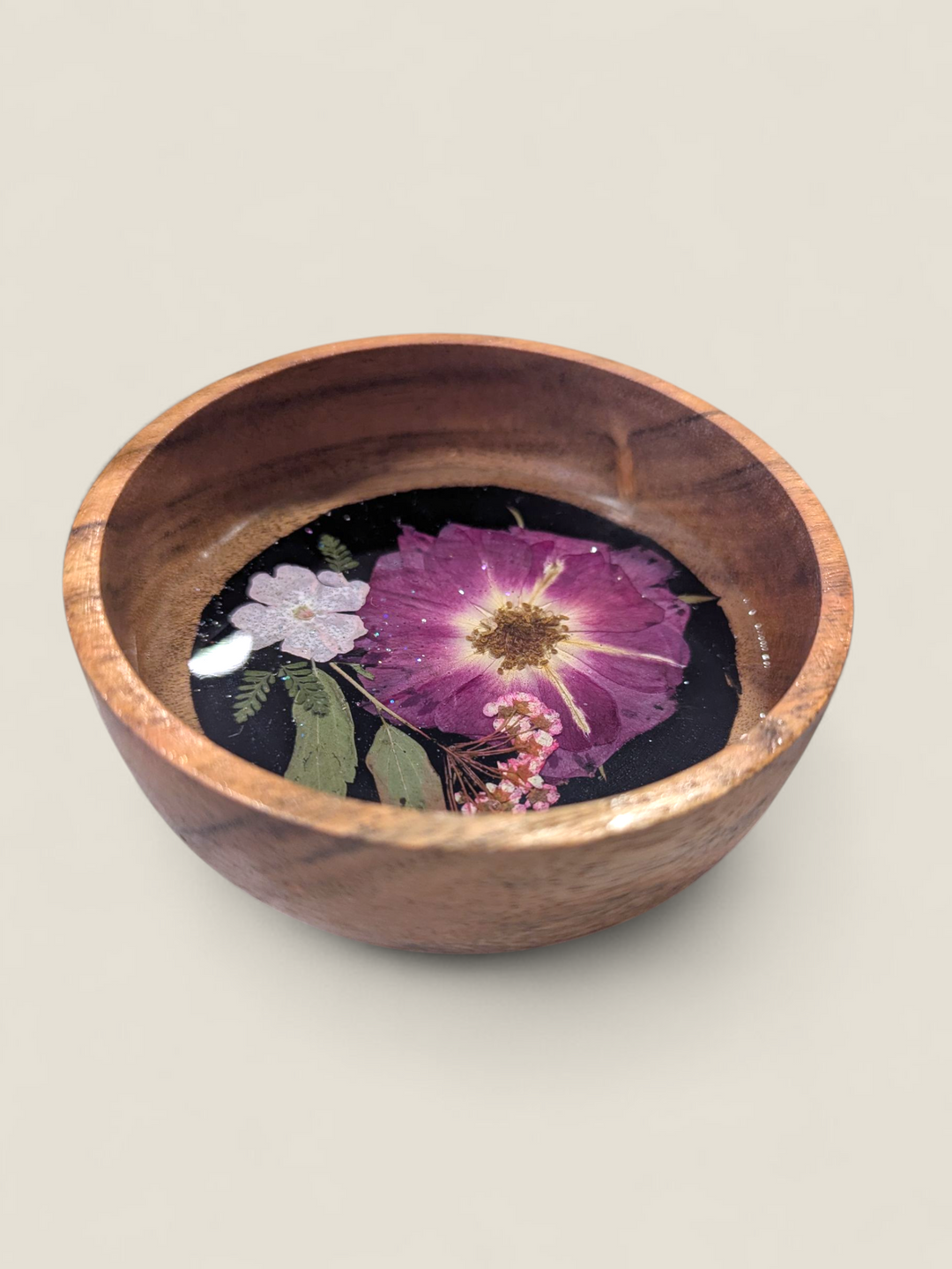 Kristi Scott Art, Pressed Flower Ring Bowls & Dishes