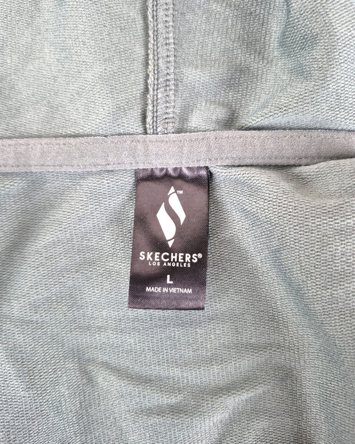 Pre-Loved Sketchers Long Green Hooded Sweater Ladies Large | Betty’s Marketplace