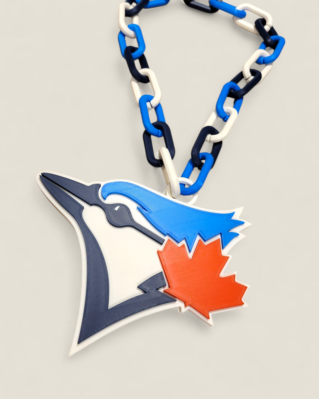 NFX3D, 3D Printed Blue Jays Chain Necklace