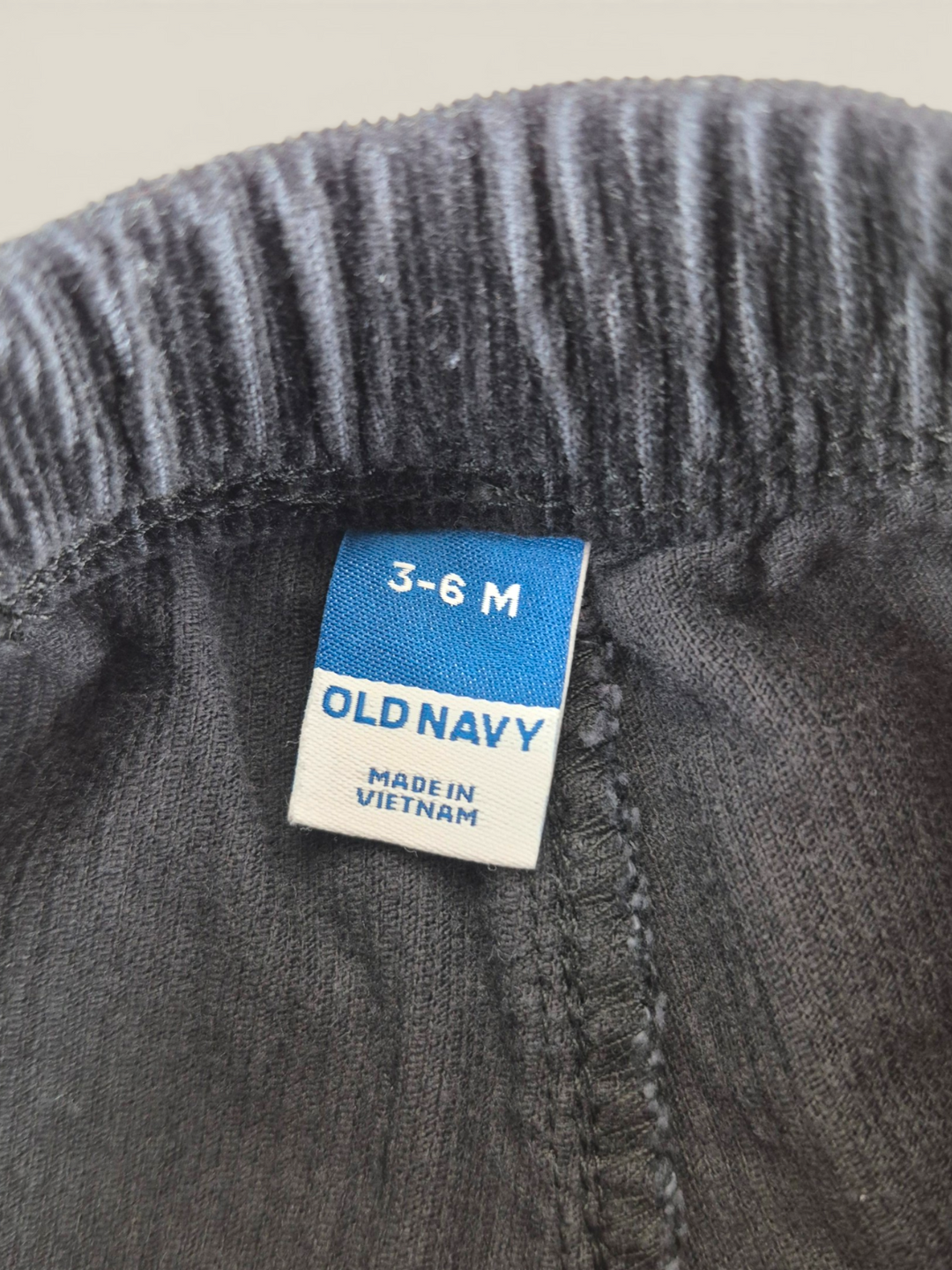 Pre-Loved Old Navy Black Corduroy Pants 3-6M | Betty’s Marketplace