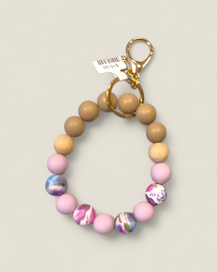 Teak Jewelry, Silicone Bead Wristlets