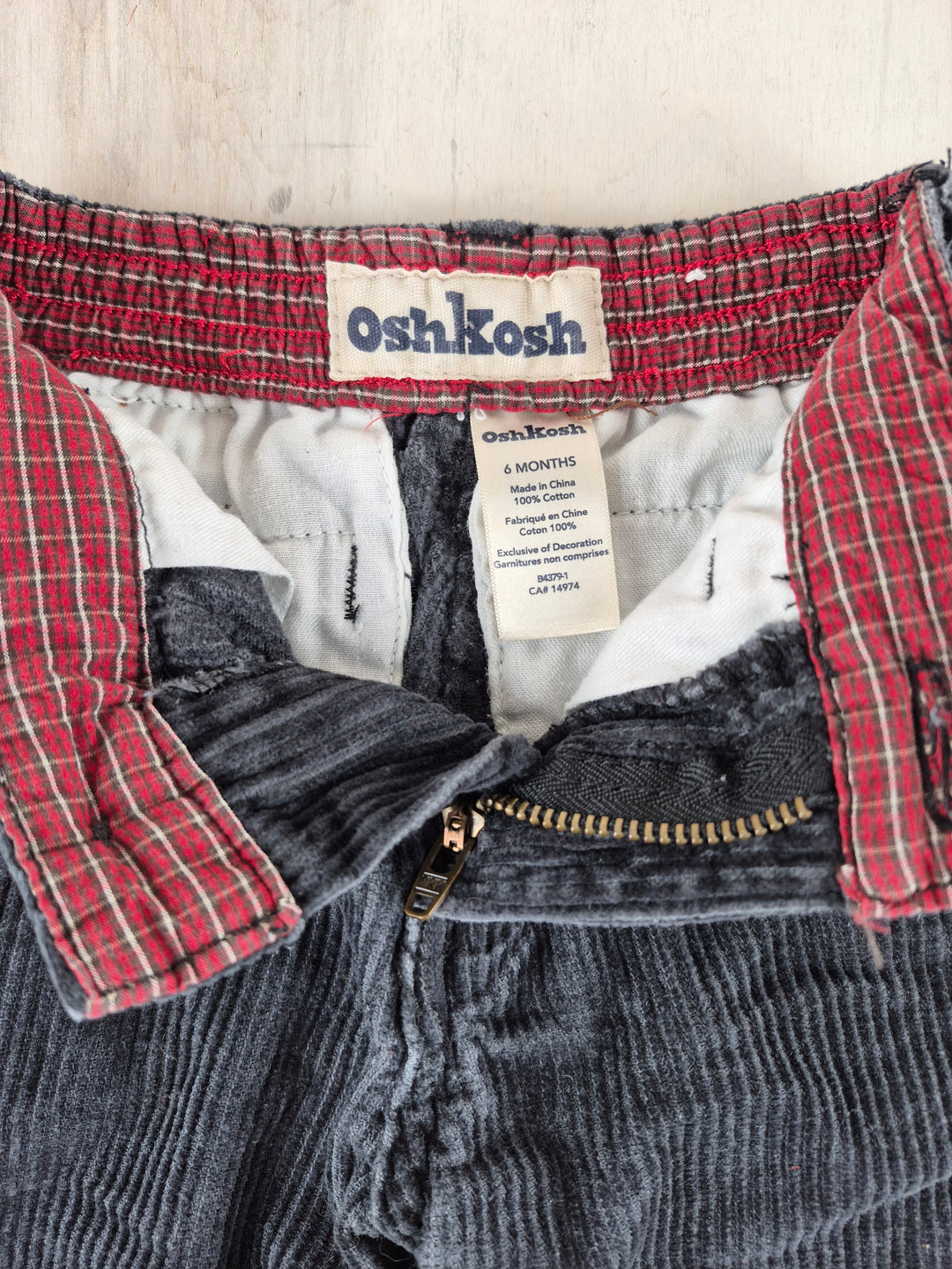 Pre-Loved OshKosh Black Corduroy Pants 3-6M | Betty’s Marketplace